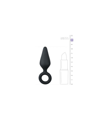 Plug de Silicona Negro Pequeno