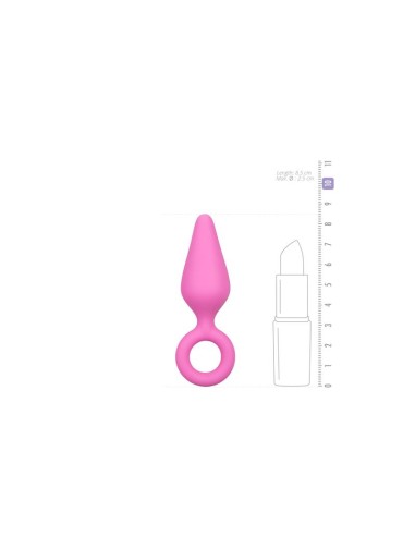 Plug de Silicona Rosa Pequeno