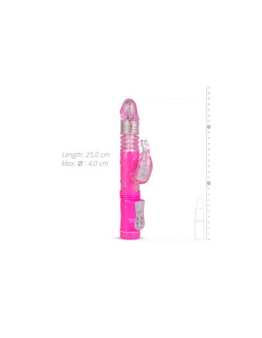 Vibrador Percutador y Bolas Rotadoras Rosa
