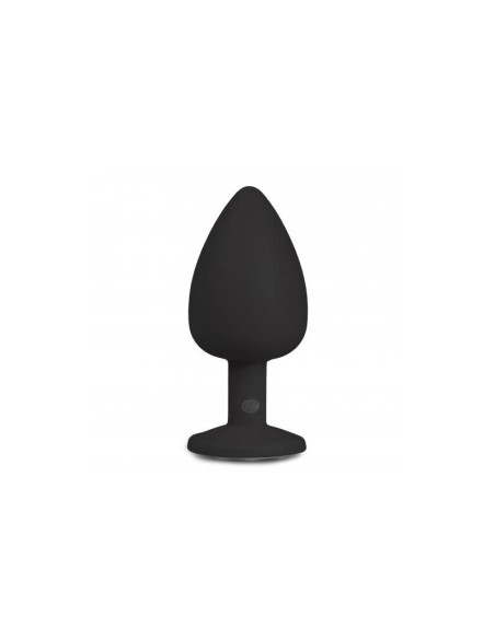 Plug Grande Con Diamante Negro