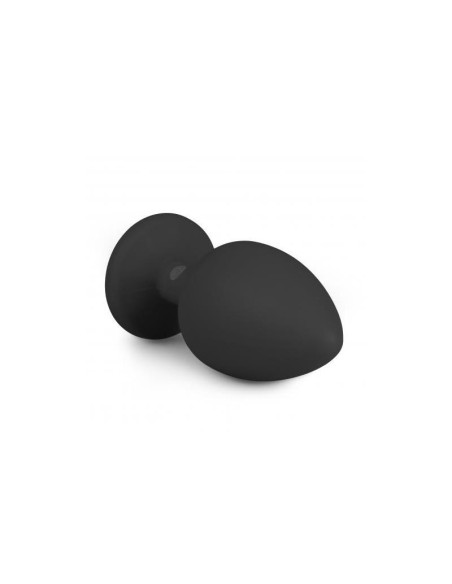 Plug Grande Con Diamante Negro