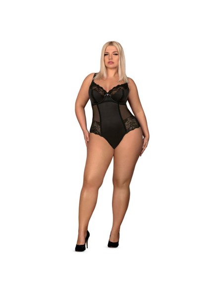 Amallie Bodysuit con Encaje Negro