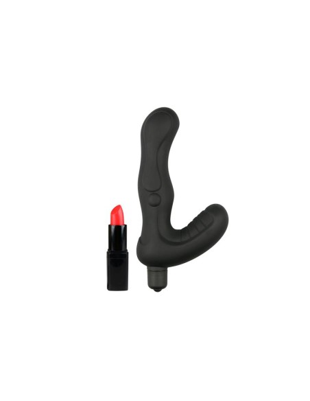 Vibrador Anal Estimulador Perineo Silicona Negro