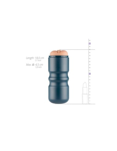 Masturbador Vagina Realista Color Moca