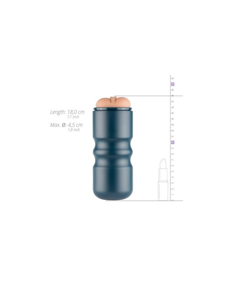 Masturbador Vagina Realista Color Moca