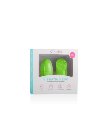 Huevo Vibrador Control Remoto Verde