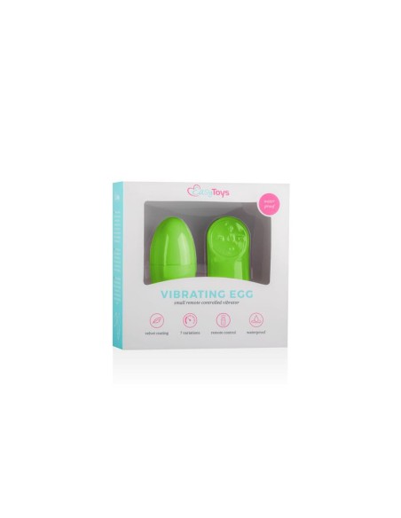 Huevo Vibrador Control Remoto Verde