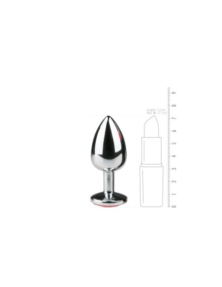 Plug Anal Cristal Rosa No 1