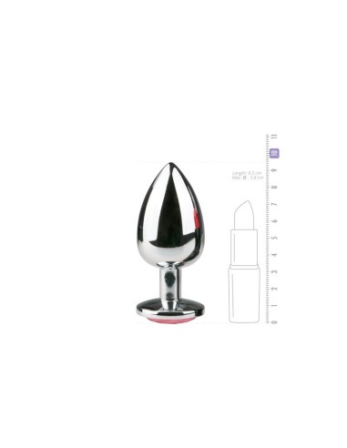 Plug Anal con Cristal Rosa No 6