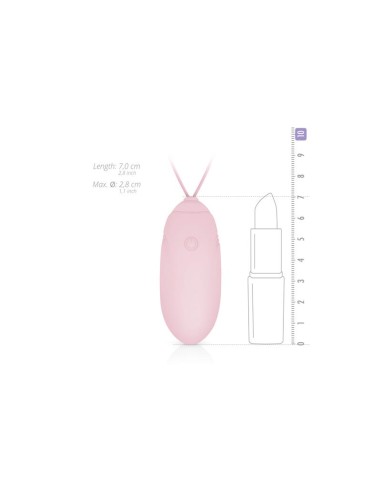 Huevo Vibrador Control Remoto USB Rosa