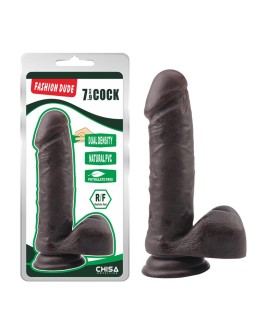Dildo Dual Density Fashion Dude 79 Marron 2