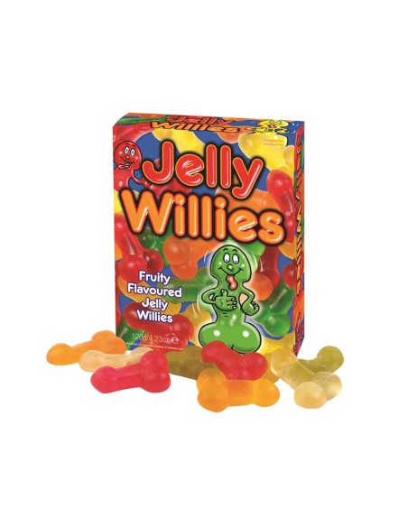 Gominolas Forma de Pene Sabor a Frutas 120 gr