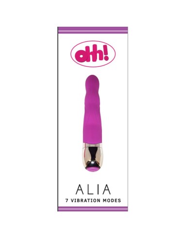 Vibrador Alia Purpura Silicona 175 x 32 cm