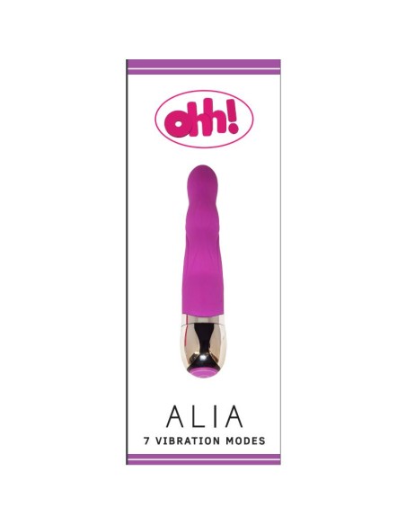 Vibrador Alia Purpura Silicona 175 x 32 cm