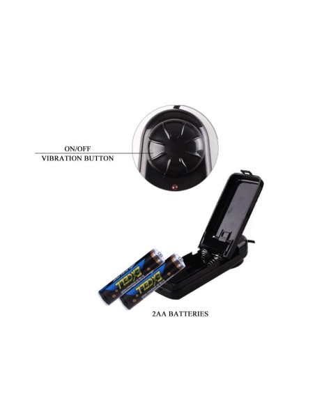 Arnes con Dildo Hueco y Vibracion 155 x 42 cm Natural