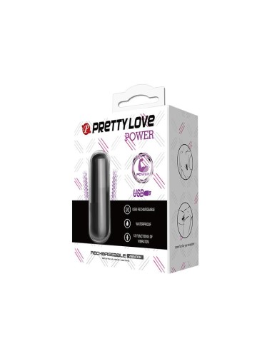 Bala Vibradora Power Silicona 6 x 18 cm