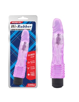 Vibrador Hi Rubber 223 x 43 cm Purpura 2
