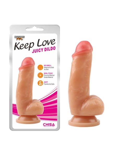 Dildo Juicy 185 x 5 cm Natural