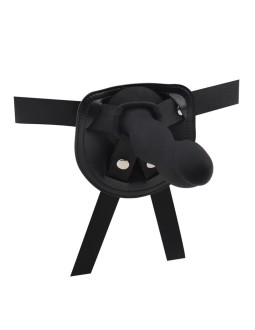 Arnes con Dildo Rumpy Silicona Negro 2