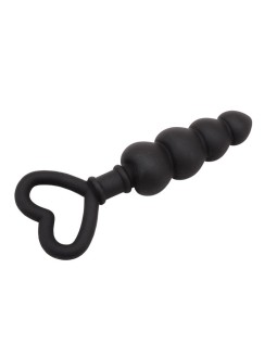 Mini Cadena Anal 156 x 34 cm Silicona Negro 2