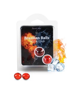 Secret Play Set 2 Brazilian Balls Efecto Hot Cold