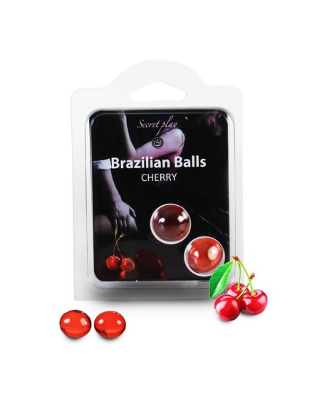 Secret Play Set 2 Brazilian Balls Aroma Cereza