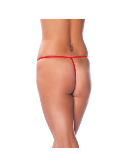 Rimba Amorable Tanga Color Rojo Talla unica