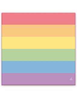 Set 20 Servilletas con Colores Bandera LGBT