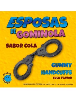 Esposas Negras de Gominola Sabor Cola