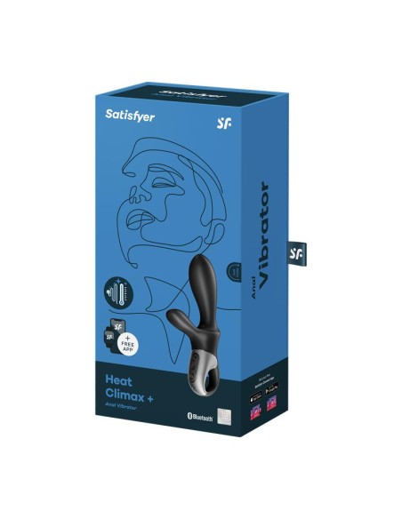 Heat Climax Vibrador con APP Punto G Punto P y Perineo Funcion de Calor USB Magnetico