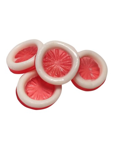 Condones de Gominola Fresa y Crema