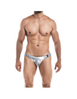 Slip Bikini de Corte Bajo Provocative Plateador Skai