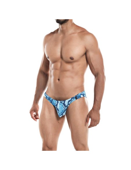 Slip Bikini Corte Bajo Provocative Estampado Serpiente