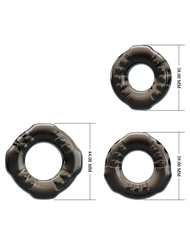 Set 3 Anillos para el Pene