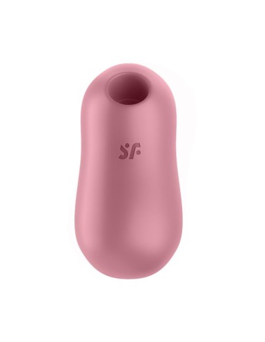Cotton Candy Succionador de Clitoris y Vibrador Light Red