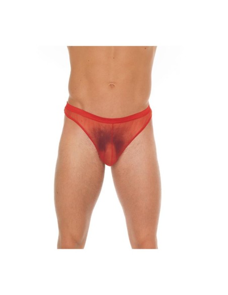 Tanga Rejilla Rojo Talla unica