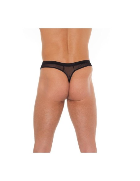 Tanga Rejilla Negro Talla unica