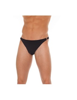 Tanga Negro con Hebilla Talla unica
