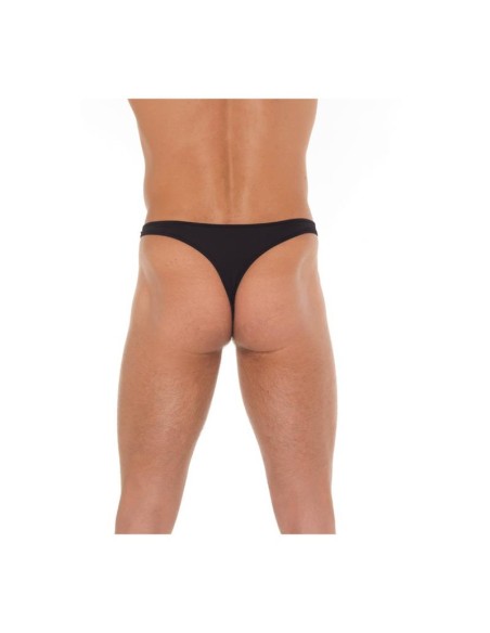 Tanga Negro con Hebilla Talla unica