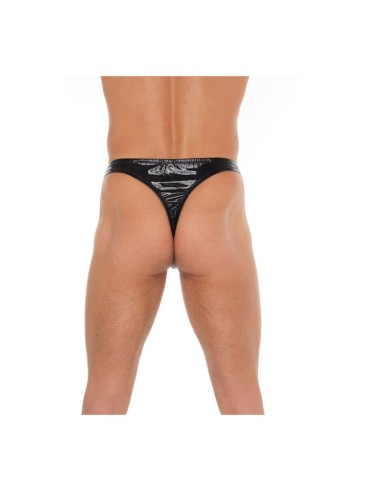 Tanga Negro Brillante Talla unica