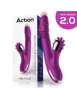 No Four Vibrador Up and Down y Rueda Estimuladora