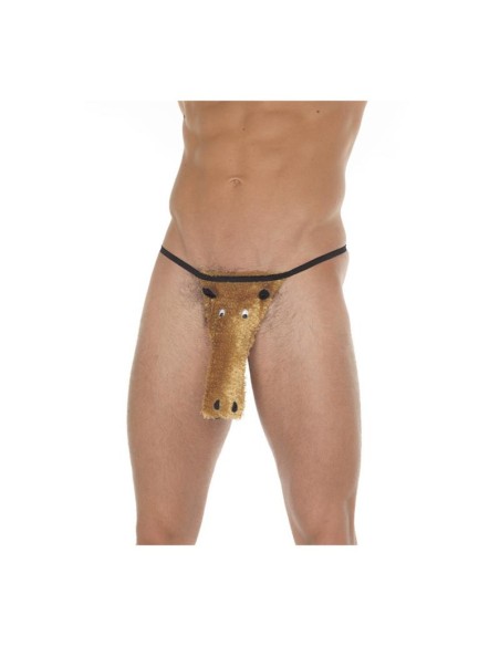 Tanga Marrony Negro Talla unica