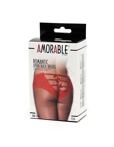 Braguitas Ancha Tipo Corset Rojas Talla unica