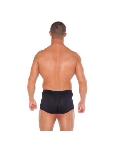 Pantalones Cortos con 2 Cremalleras Negro Talla Unica