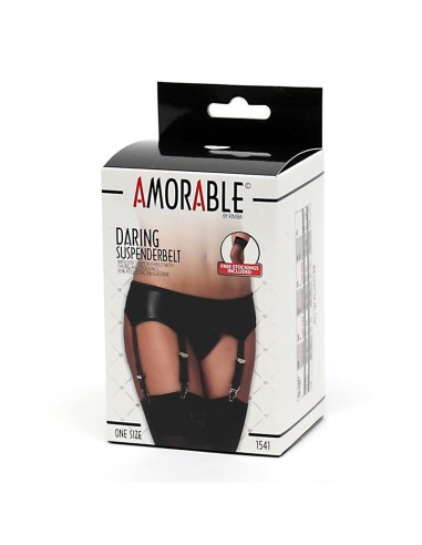 Liguero Wetlook con Braguitas y Medias