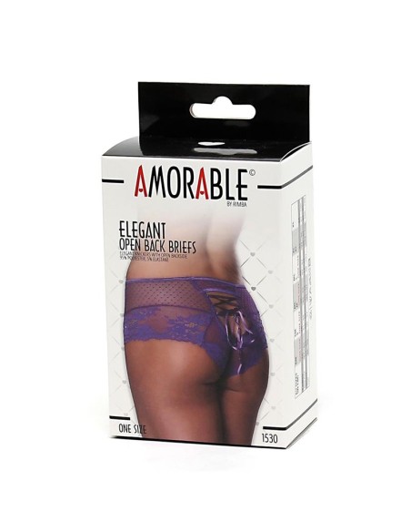 Braguitas Anchas Tipo Corset Purpuras Talla unica