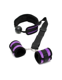 Set Mordaza y Esposas Purpura 2
