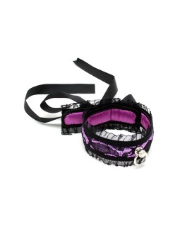 Collar de Saten Purpura 2