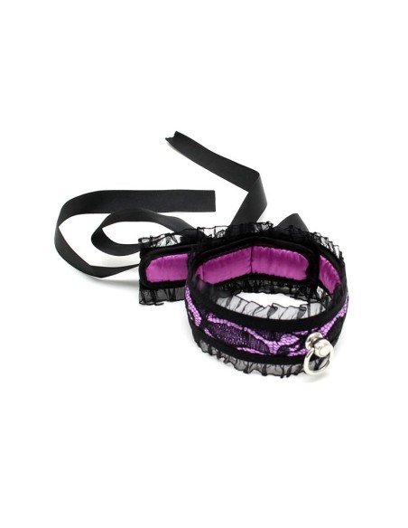 Collar de Saten Purpura