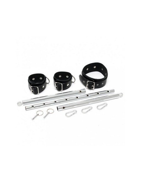 Barra Metalica con Esposas y Collar